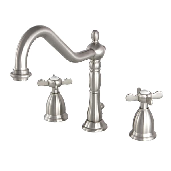 8" Widespread Bathroom Faucet, Brushed Nickel